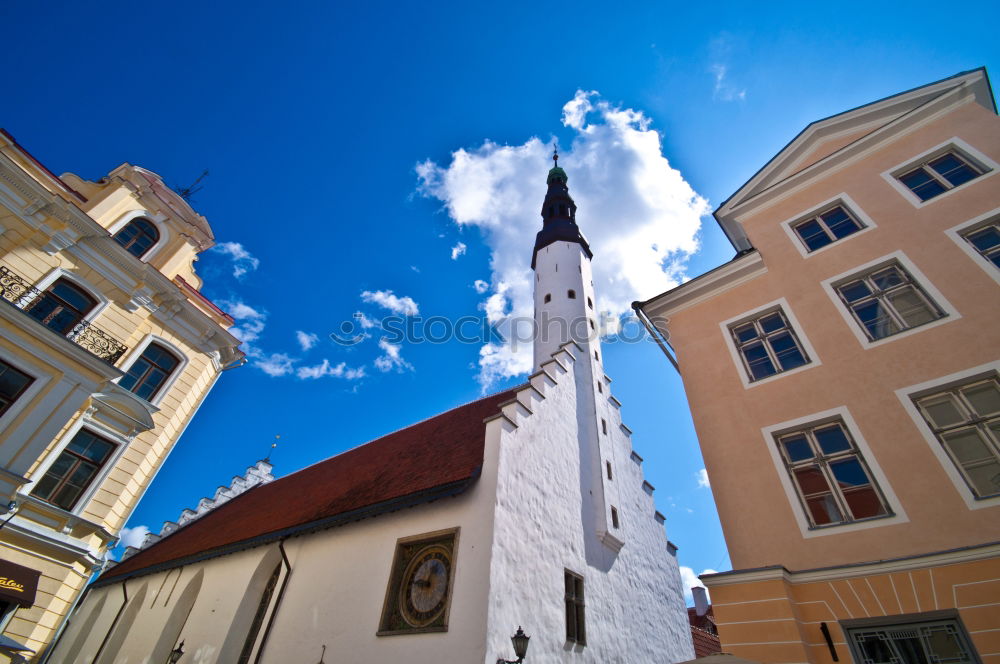 Similar – Image, Stock Photo 3 building peaks (LT Ulm 14.11.10)