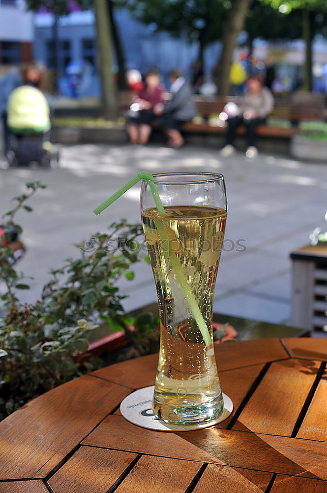 Image, Stock Photo finally noon Beer Foam