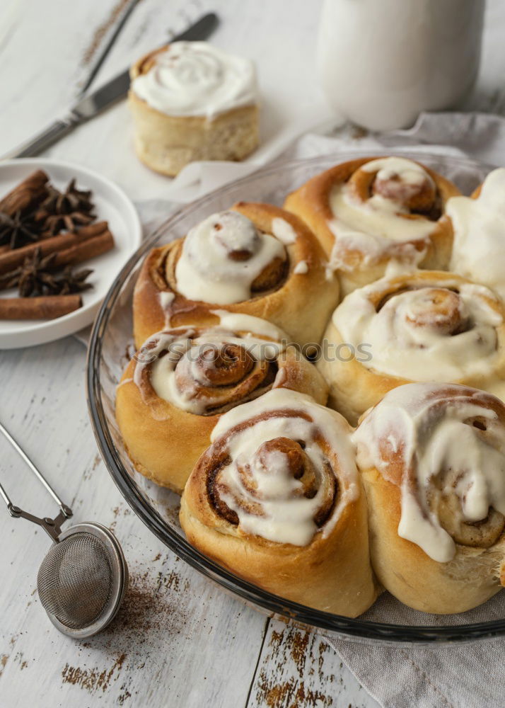 Similar – Image, Stock Photo cinnamon buns Dough