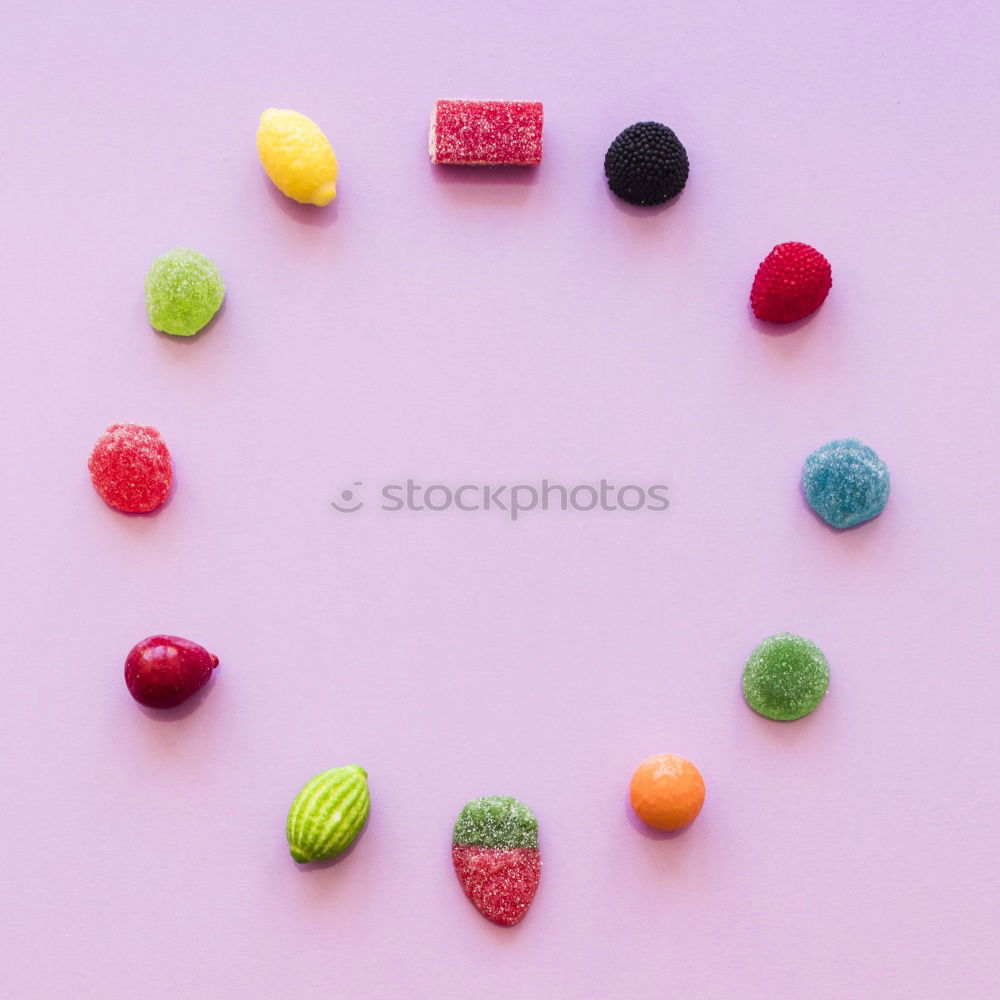 Similar – Macarons on a pink background