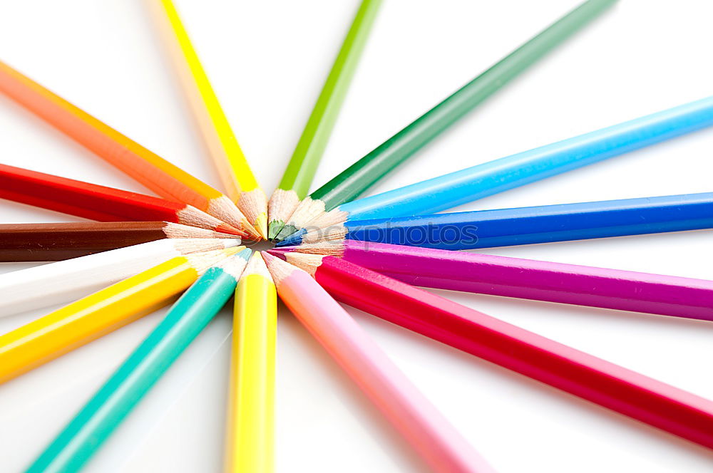 Similar – Image, Stock Photo Coloured pencils artistically arranged