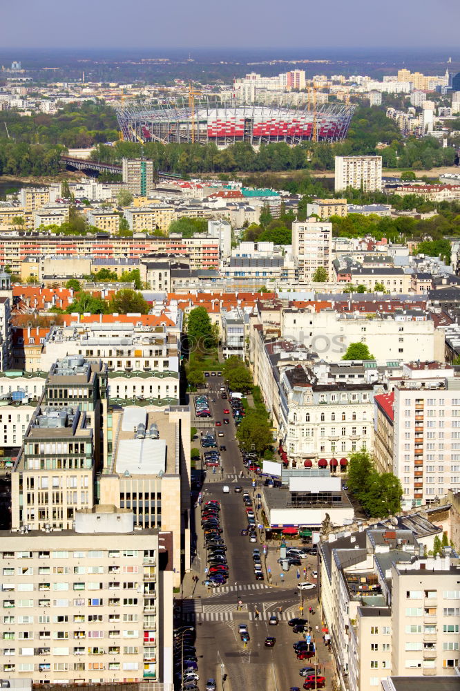 Similar – Autumn panoramic view of Berlin VI