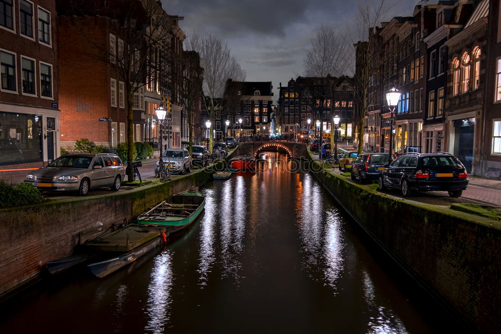 Similar – Image, Stock Photo At night in Hafencity