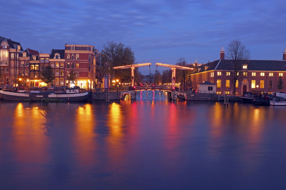 Similar – Warnemünde by night Natur