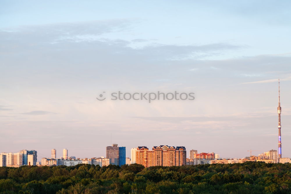 Similar – above the roofs Town