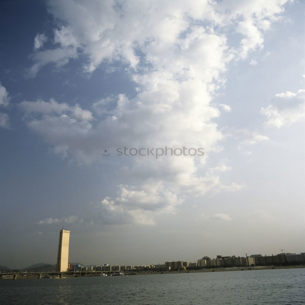 Similar – Image, Stock Photo end Ocean Clouds Beach