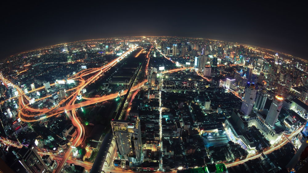 Similar – Image, Stock Photo Skyline Bangkok at night