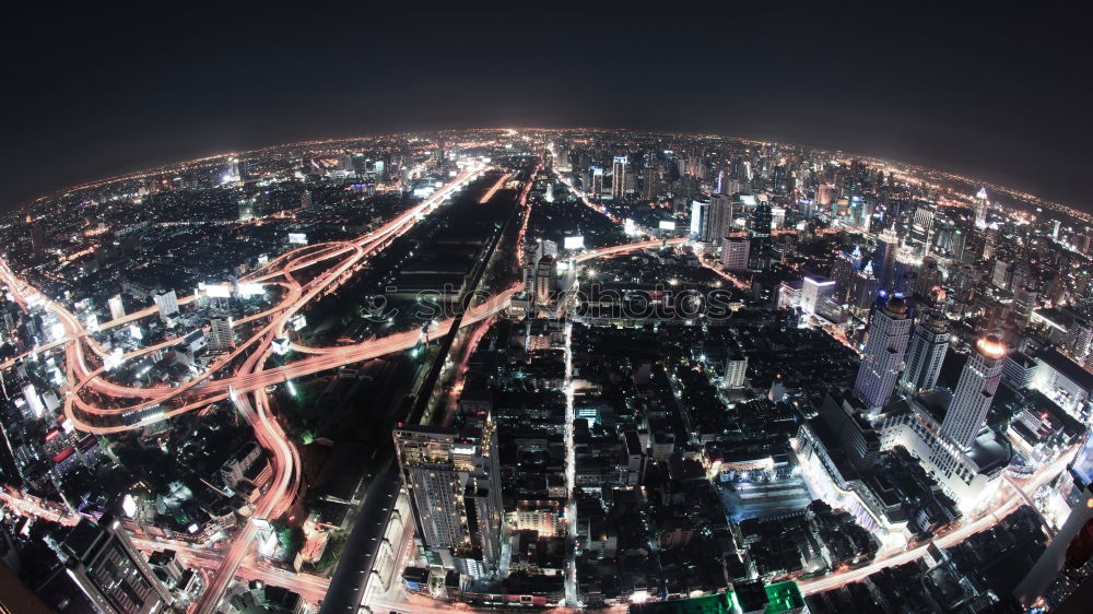 Similar – Image, Stock Photo Skyline Bangkok at night