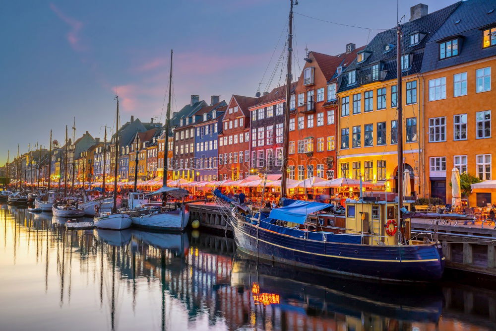 Image, Stock Photo Romantic Nyhavn, Copenhagen, Denmark