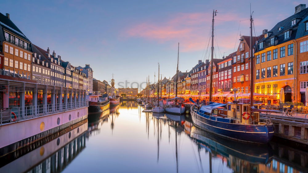 Similar – Image, Stock Photo Romantic Nyhavn, Copenhagen, Denmark