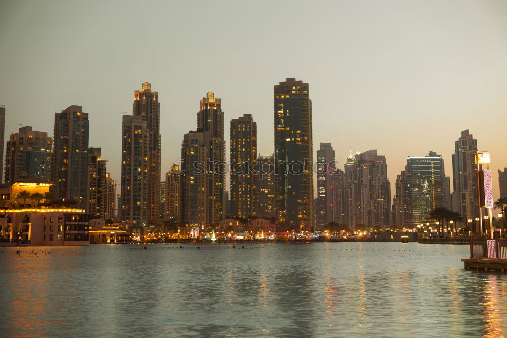 Similar – Sunset with boats in front of the Hong Kong skyline