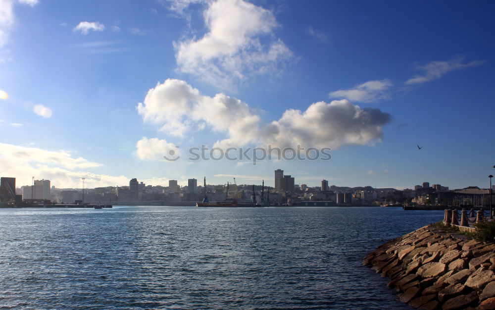 Similar – Skyline and spray at the Malecon in Havana