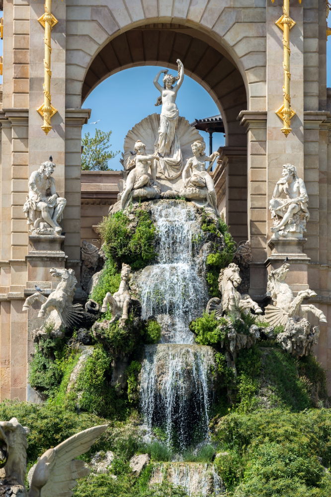 Similar – Image, Stock Photo Detail of fountain on the Saint Peter Square (Piazza San Pietro), in Vatican, Rome, Italy.