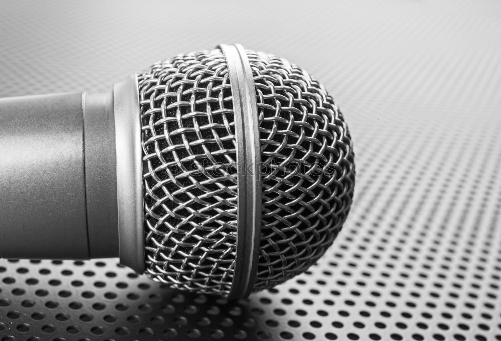 Similar – Image, Stock Photo Close-up of a microphone