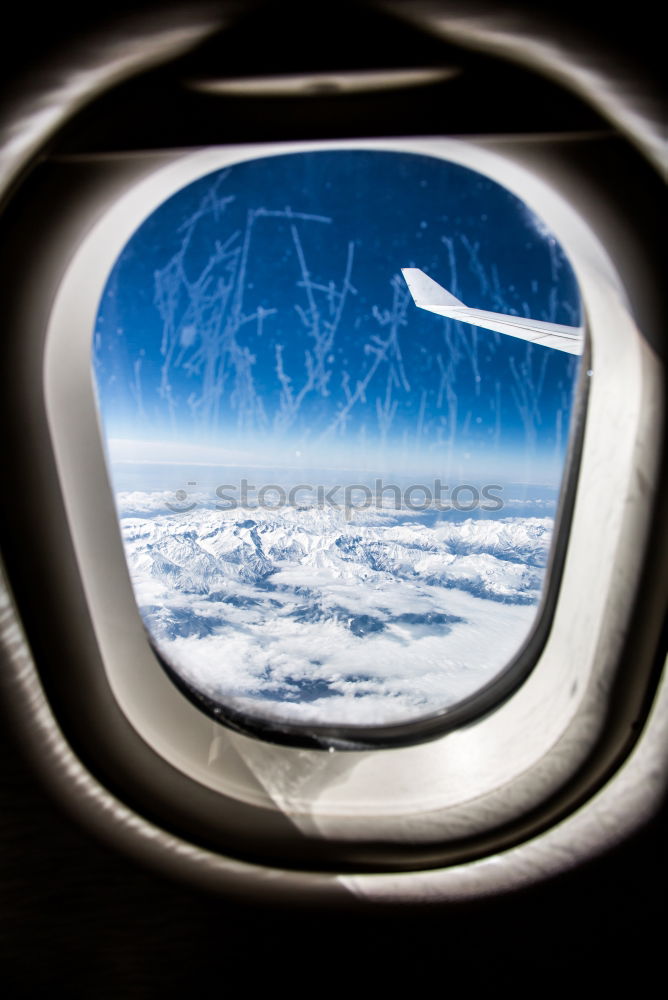 Similar – Über den Wolken Tragfläche