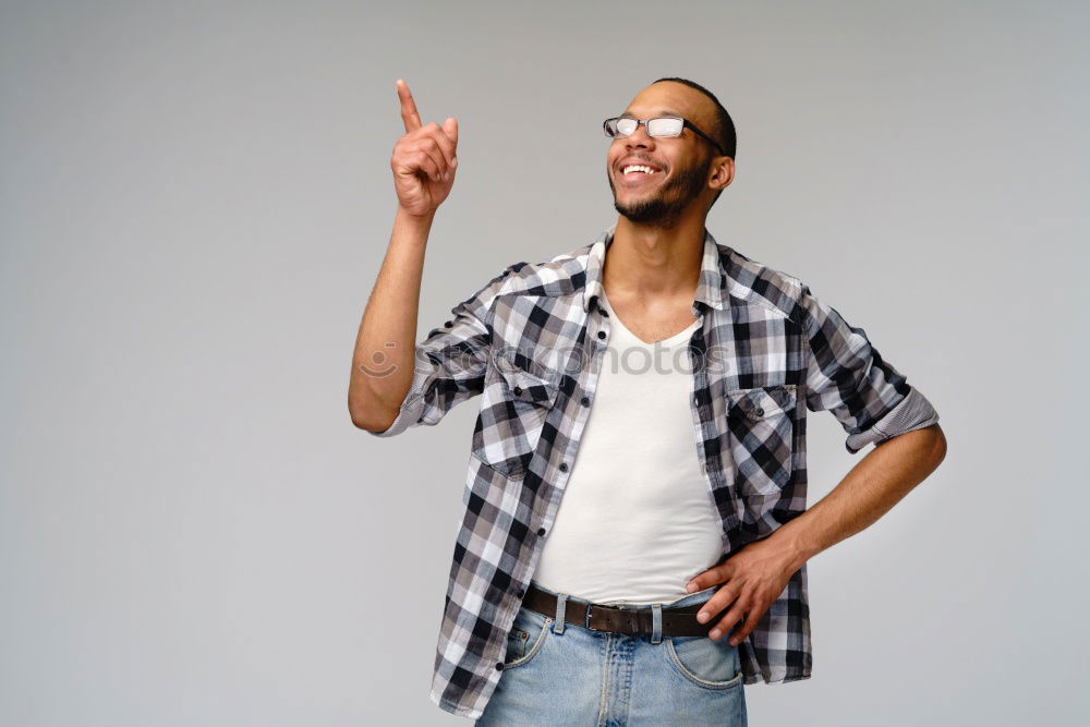 Similar – Image, Stock Photo Black man in stylish sunglasses