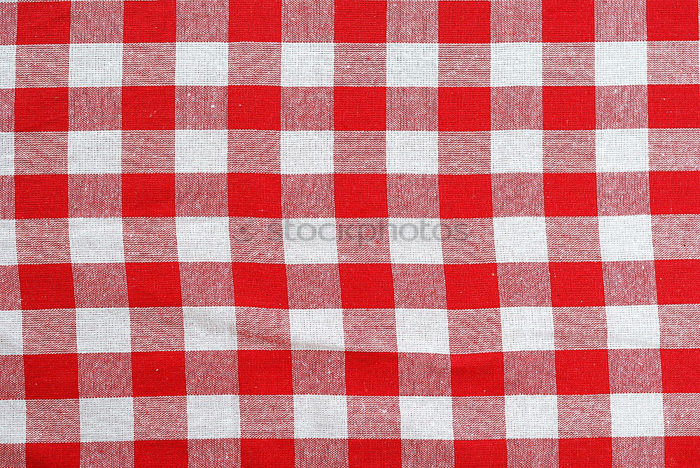 Similar – Image, Stock Photo old fabric with red and white checked pattern and little hearts