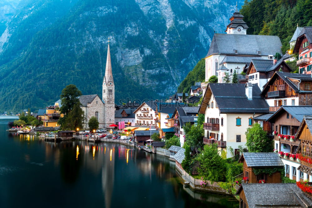 Similar – Hallstatt in autumn