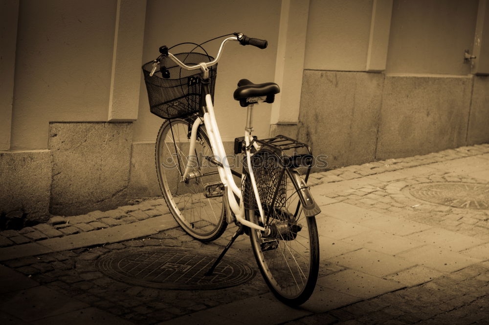 Image, Stock Photo bike in front of red Paris