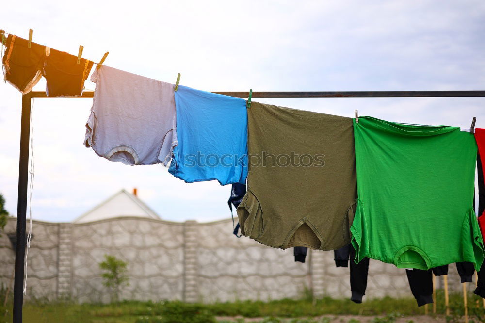 Image, Stock Photo Laundry on the line