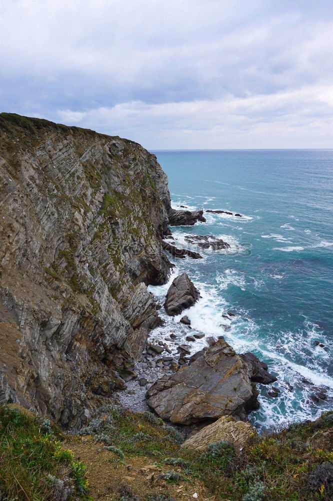 Image, Stock Photo cliff in the coast Cliff