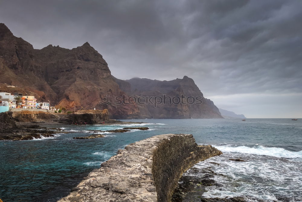 Similar – Image, Stock Photo Pirate Cove Rock Waves