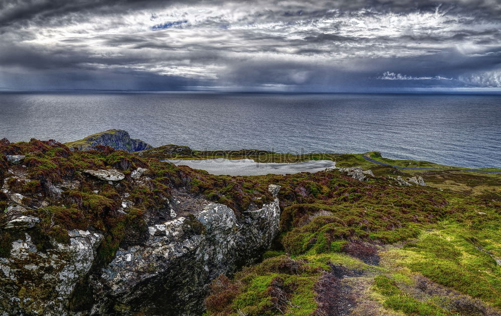 Similar – Image, Stock Photo Coast near Kilt Rock on the Isle of Skye in Scotland