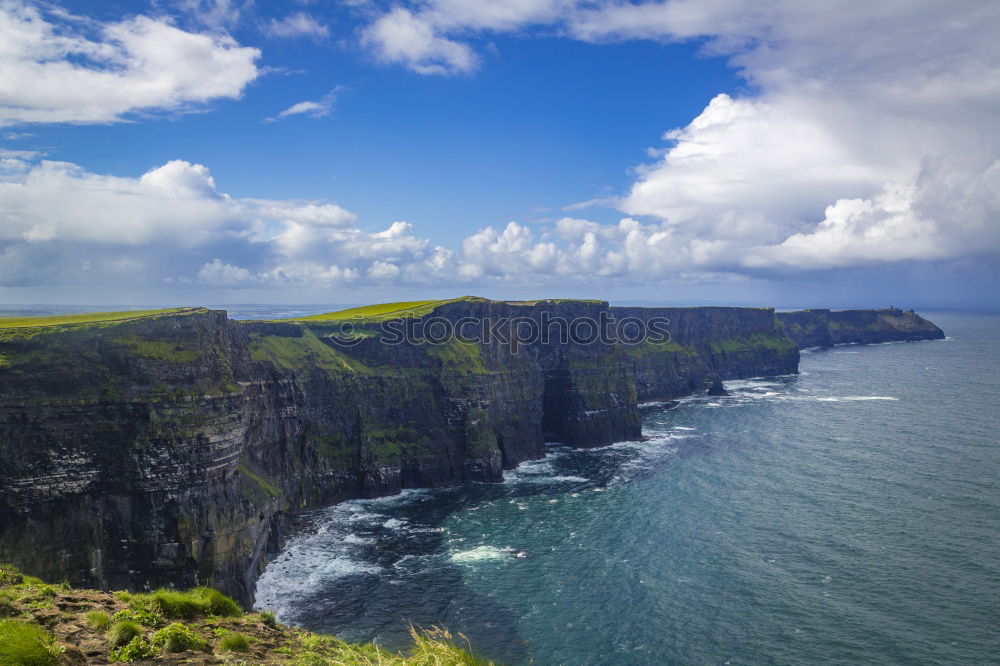 Similar – Cliffs of Moher on the coast of Ireland