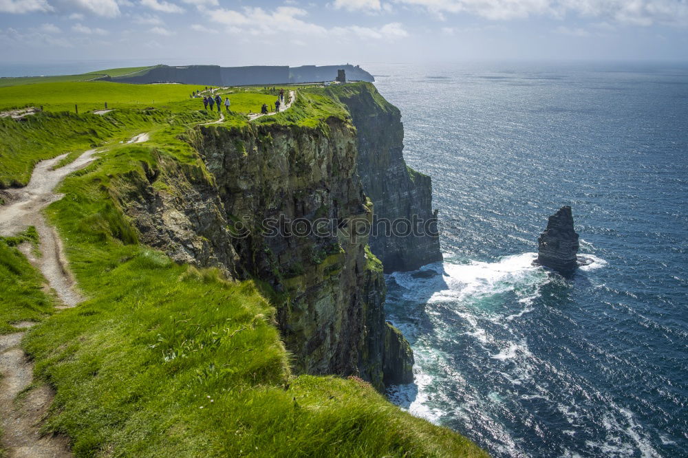 Similar – Cliffs of Moher on the coast of Ireland