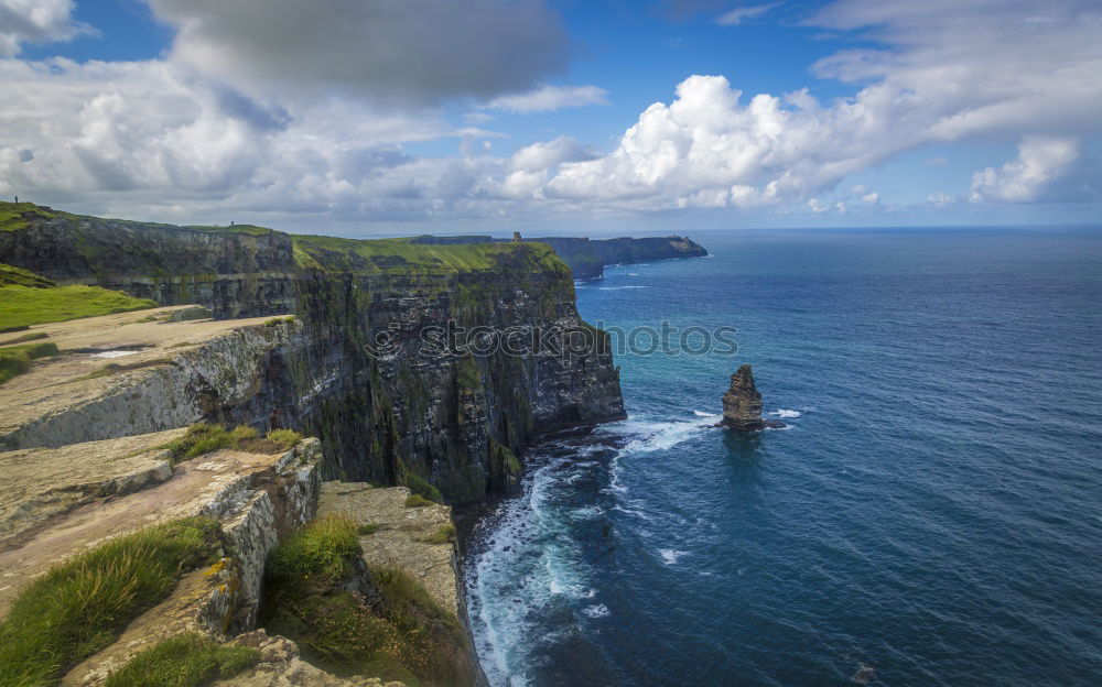 Similar – Cliffs of Moher on the coast of Ireland