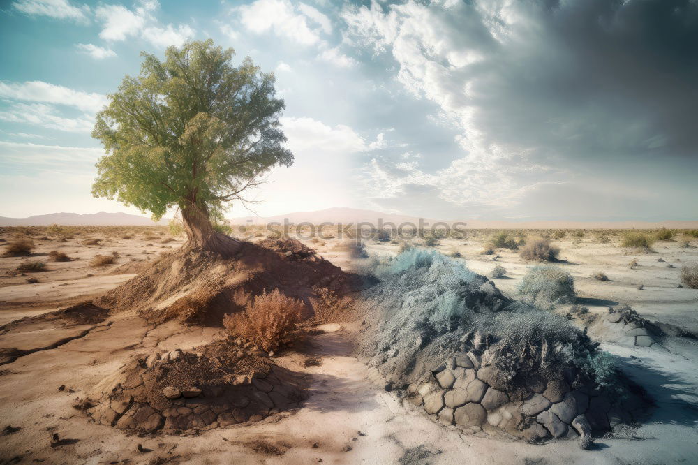 Similar – Image, Stock Photo Big green tree at seaside