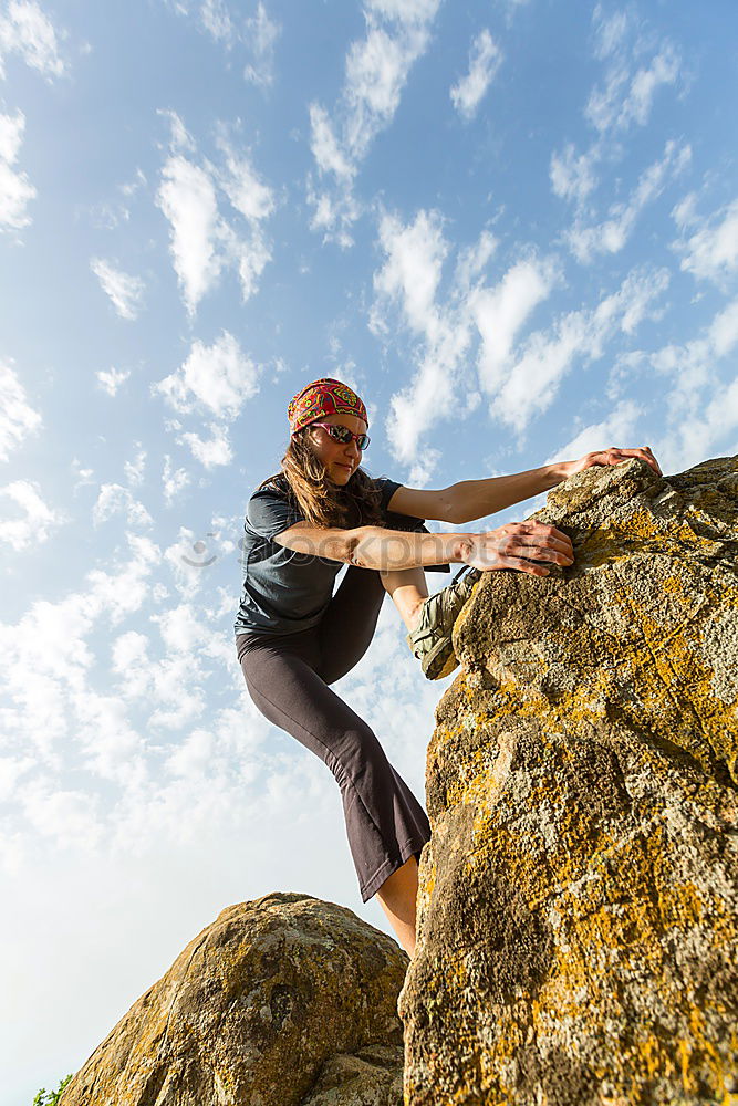 Similar – Image, Stock Photo When I’m up I can’t get down