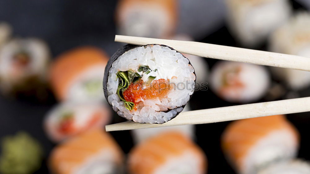 Similar – eat sushi Sushi Fish Rice