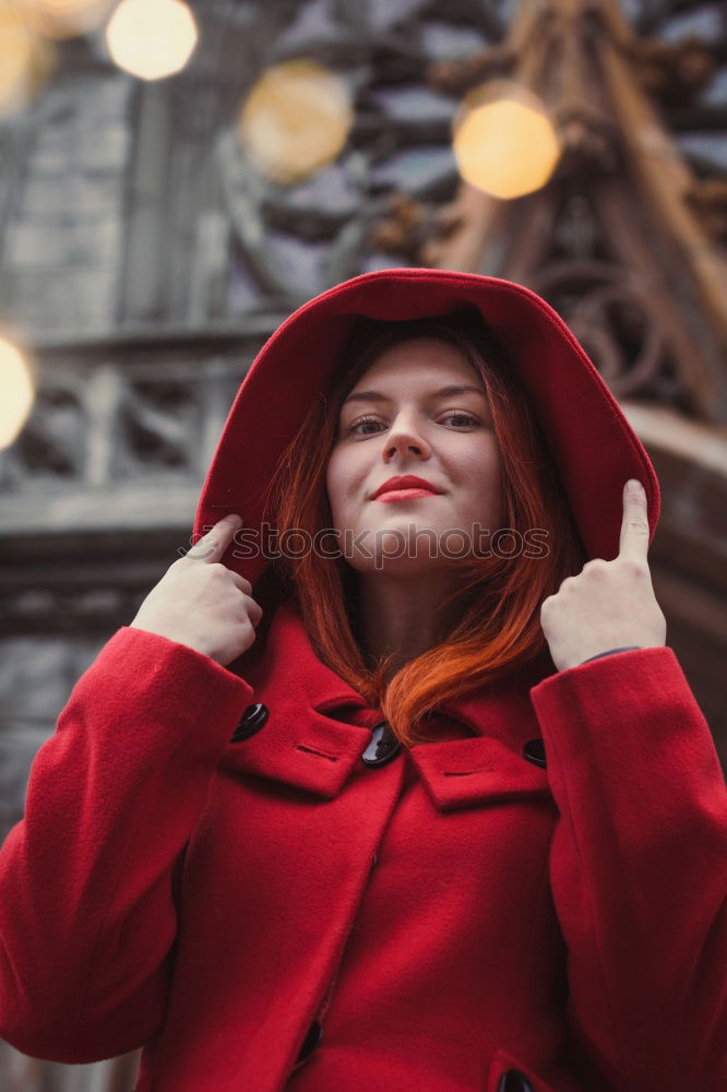 Similar – Red umbrella Chinese girl