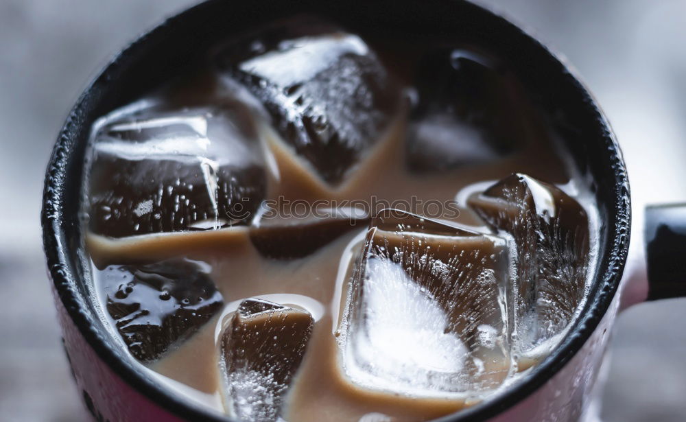 Similar – Image, Stock Photo Cold espresso coffee glass