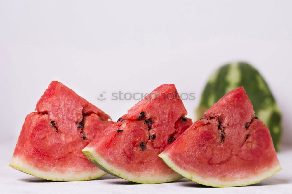 Similar – glasses with watermelon juice and ice cubes