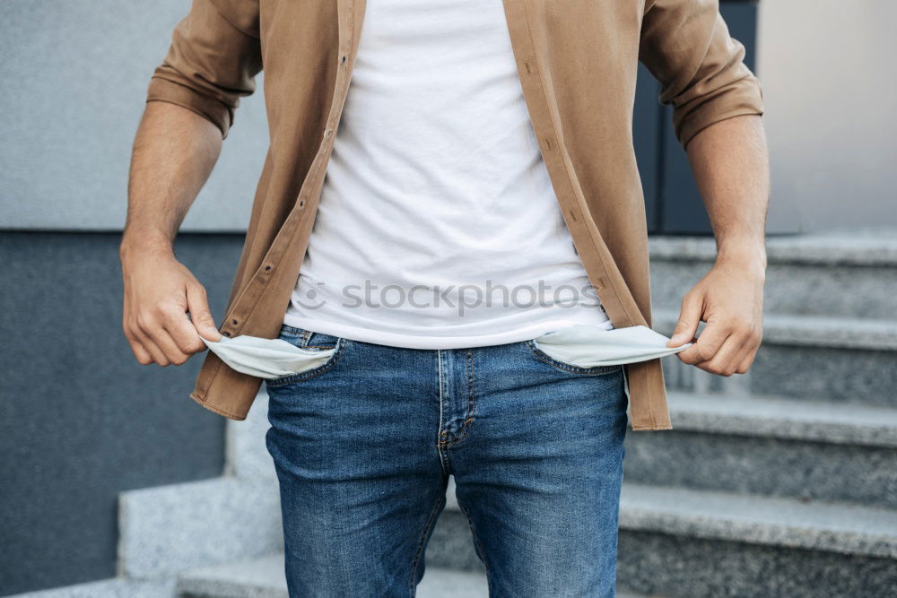 Similar – Image, Stock Photo Young man wearing winter clothes in the street