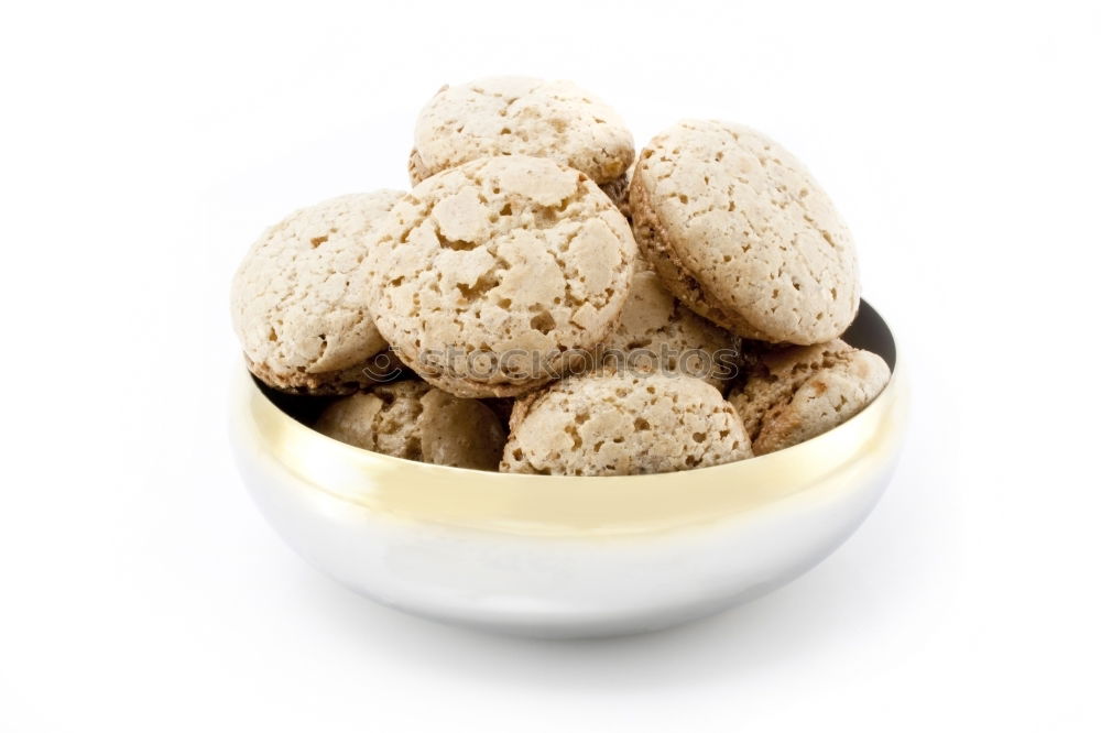 Similar – Italian Amaretti Biscuits In White Bowl