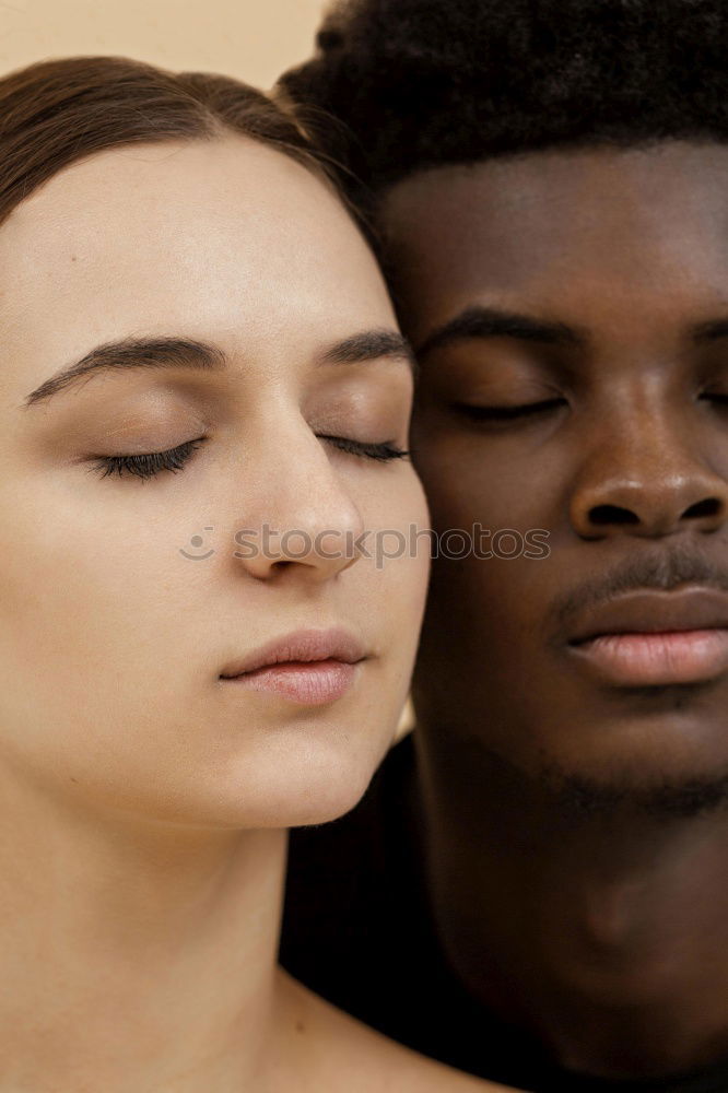 Similar – Female couple standing together