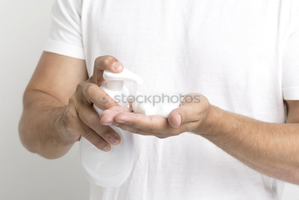 Man holding a crystal ball