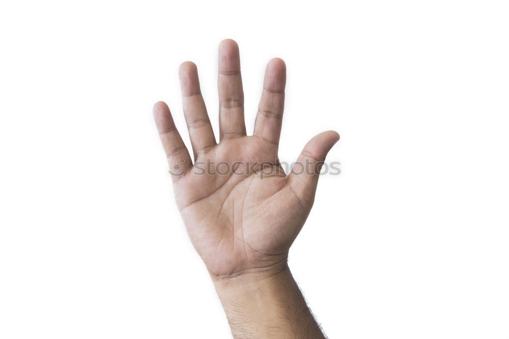 Similar – All Five 5 Hand Fingers