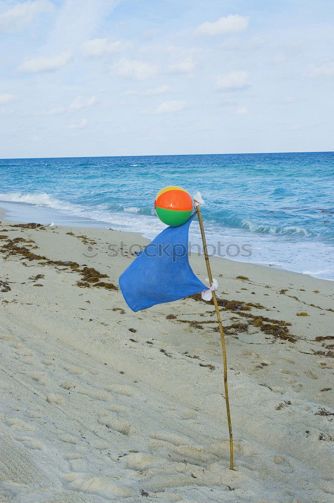 Similar – no swimming Flag Beach