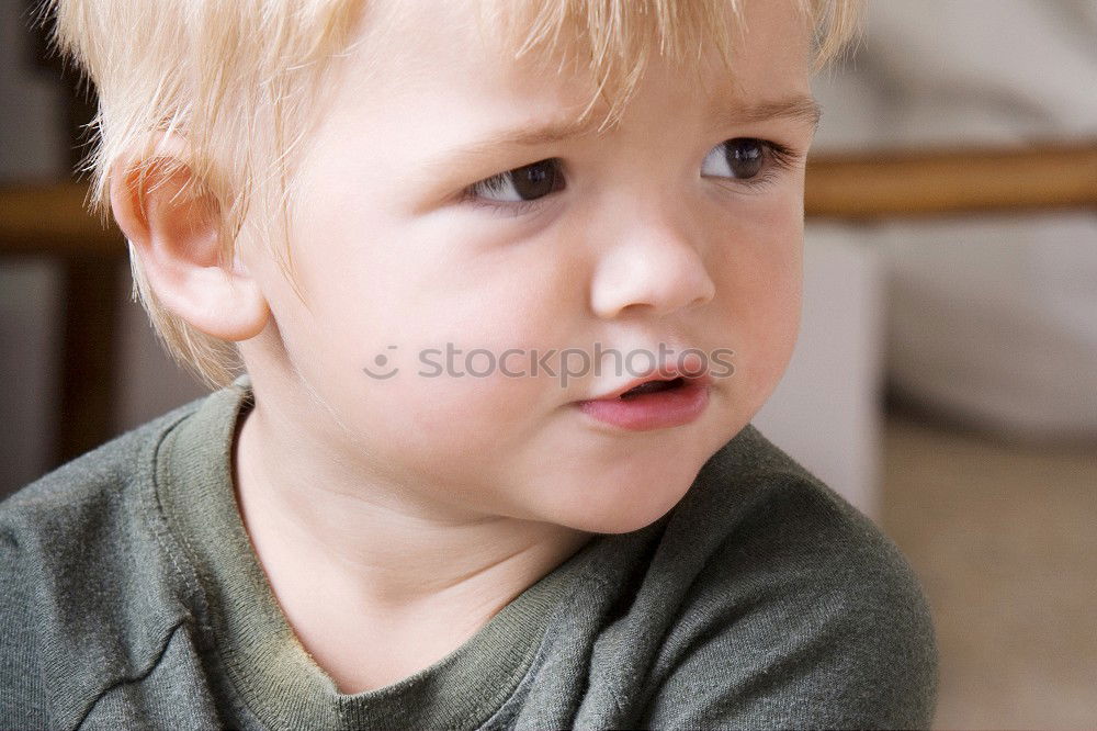 Similar – Image, Stock Photo child Boy (child) Think