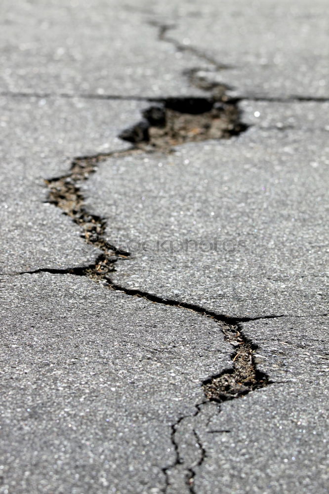 Similar – Image, Stock Photo crack in the street