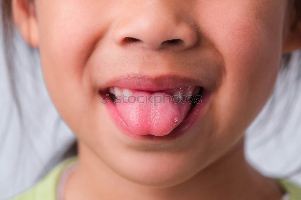 Image, Stock Photo washcloth Face Mouth