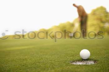 Similar – Image, Stock Photo Golf ball sunk Grass