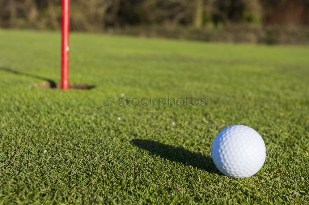 Similar – Image, Stock Photo hole punching Golf ball