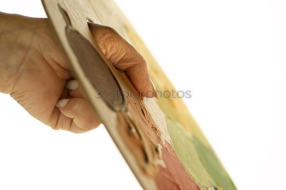 Image, Stock Photo A groom putting on cuff-links in his wedding day.