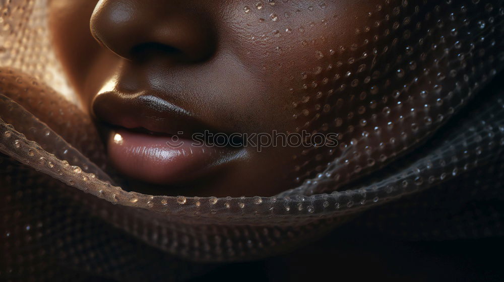 Similar – Image, Stock Photo made-up woman in cloth