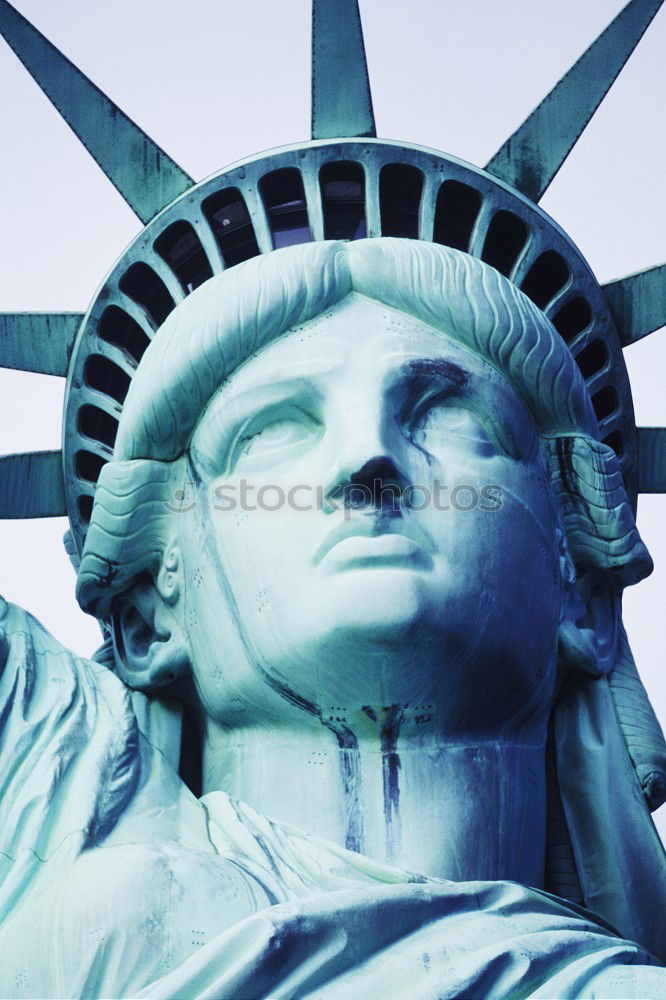 Similar – Image, Stock Photo Detail of the Statue of Liberty in New York